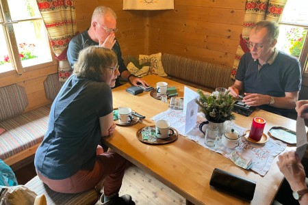 Wanderung mit Toni sen. zur Hirschgrubenalm