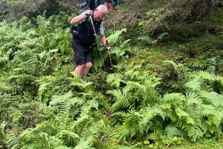 Wanderung mit Toni sen. zur Hirschgrubenalm