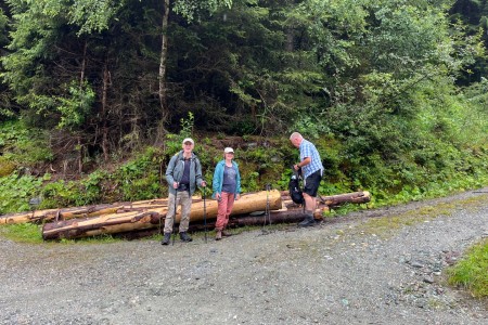 Wanderung mit Toni sen. zur Hirschgrubenalm