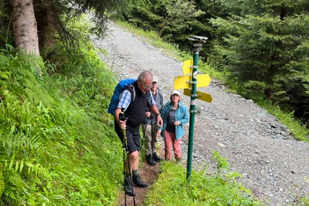 Wanderung mit Toni sen. zur Hirschgrubenalm