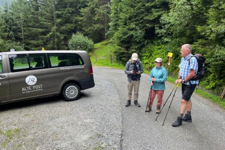 Wanderung mit Toni sen. zur Hirschgrubenalm