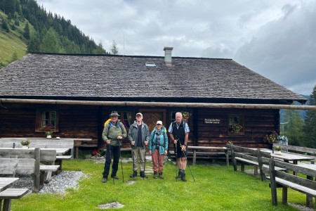 Wanderung mit Toni sen. zur Hirschgrubenalm