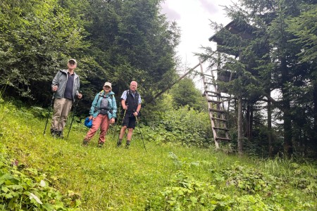 Wanderung mit Toni sen. zur Hirschgrubenalm