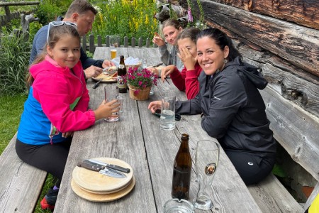 Wanderung mit Toni sen. zur Maurachalm