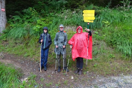 Wanderung mit Maria sen. zur Hubalm