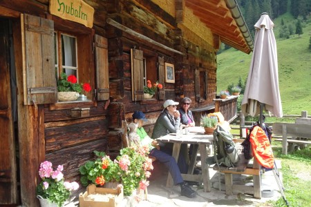 Wanderung mit Maria sen. zur Hubalm