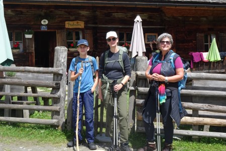 Wanderung mit Maria sen. zur Hubalm