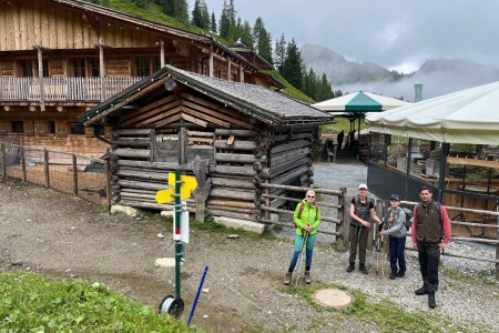 Wanderung mit Toni sen. im Ellmautal
