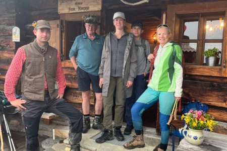 Wanderung mit Toni sen. im Ellmautal