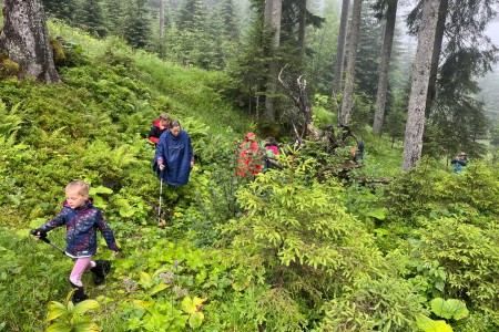 Wanderung mit Toni sen. im Breitenebenwinkel