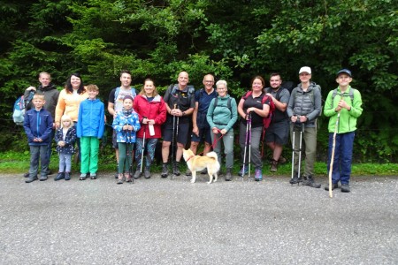 Wanderung mit Maria jun. zur Hirschgrubenalm