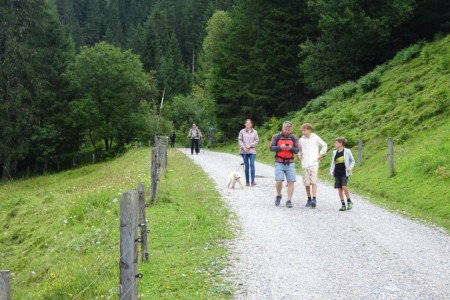 Wanderung mit Dominik zur Gerstreitalm und Heugathalm