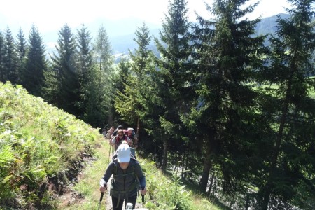 Wanderung mit Dominik zur Gerstreitalm und Heugathalm