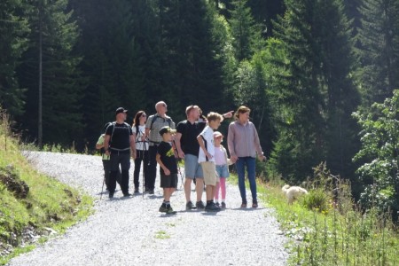 Wanderung mit Dominik zur Gerstreitalm und Heugathalm