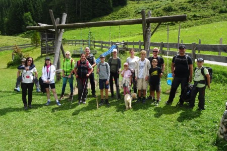Wanderung mit Dominik zur Gerstreitalm und Heugathalm