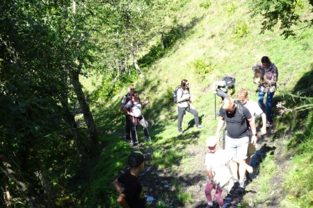 Wanderung mit Dominik zur Gerstreitalm und Heugathalm