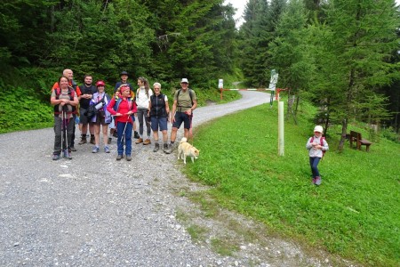 Wanderung mit Maria sen. zur Bichlalm