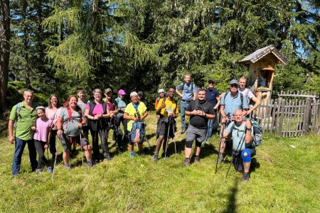 Hauswanderung mit Toni sen. zur Maurachalm