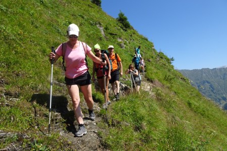 Wanderung mit Maria sen. zur Modereggalm