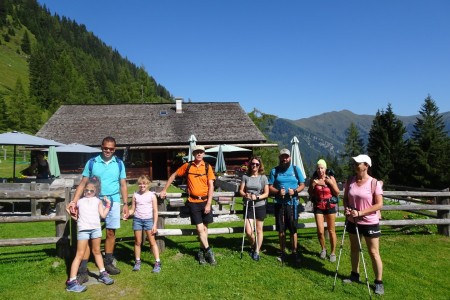 Wanderung mit Maria sen. zur Modereggalm
