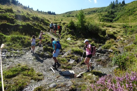 Wanderung mit Maria sen. zur Modereggalm