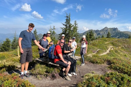 Wanderung mit Toni Sen. im Gebiet der Bergbahnen