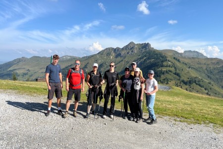 Wanderung mit Toni Sen. im Gebiet der Bergbahnen