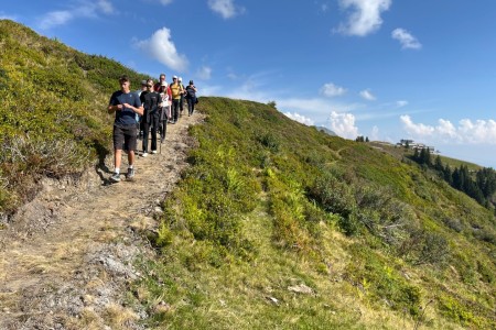 Wanderung mit Toni Sen. im Gebiet der Bergbahnen