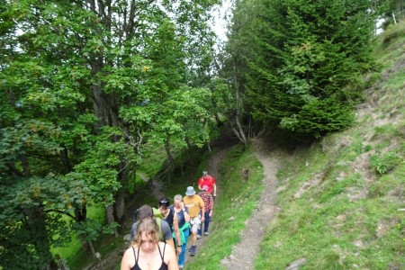 Wanderung mit Dominik zur Heugatalm