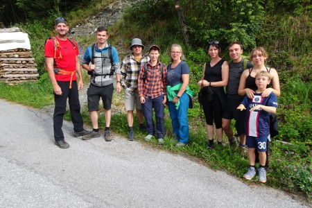 Wanderung mit Dominik zur Heugatalm