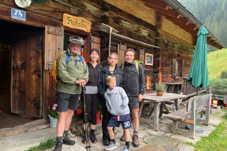 Wanderung mit Toni sen. zur Hubalm