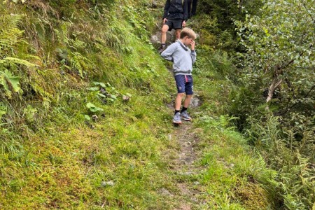Wanderung mit Toni sen. zur Hubalm