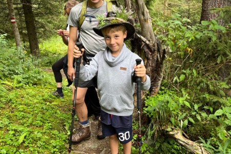 Wanderung mit Toni sen. zur Hubalm