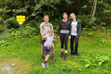 Wanderung mit Toni sen. zur Hubalm