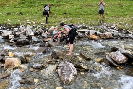 Wanderung mit Toni sen. zur Hubalm