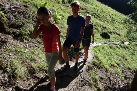 Wanderung mit Maria zum Wetterkreuzsattel