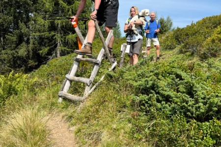 Wanderung mit Toni sen. zu den Spatlacken