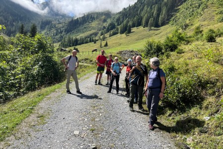 Wanderung mit Toni sen. zur Aigenalm