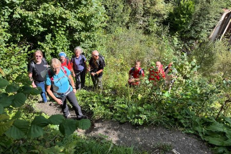 Wanderung mit Toni sen. zur Aigenalm