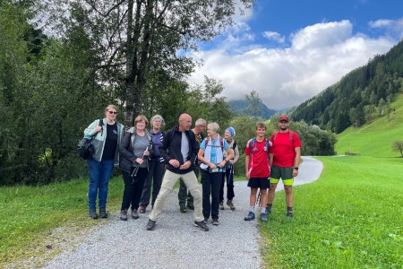 Wanderung mit Toni sen. zur Aigenalm