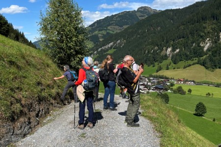 Wanderung mit Toni sen. zur Aigenalm