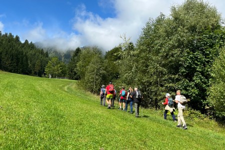 Wanderung mit Toni sen. zur Aigenalm