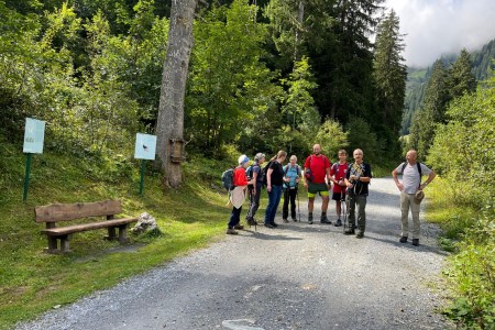 Wanderung mit Toni sen. zur Aigenalm
