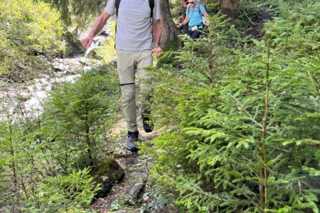 Wanderung mit Toni sen. zur Aigenalm