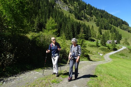 Wanderung mit Maria jun. zur Hirschgrubenalm