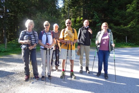 Wanderung mit Maria jun. zur Hirschgrubenalm