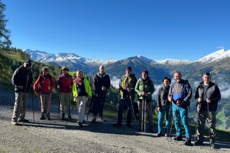 Wanderung mit Toni Sen. im Gebiet Bichlalm