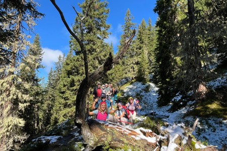 Wanderung mit Toni Sen. im Gebiet Bichlalm