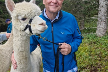 Alpakawanderung mit Karin