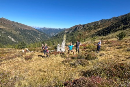 Wanderung mit Toni Senior zur Reitalm